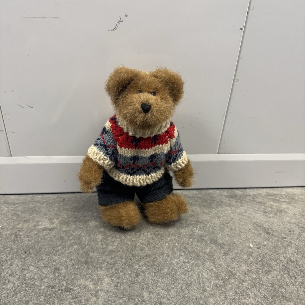 Boyds Bears Bailey & Friends Collection #917519 Plush Edmund In Sweater Pants